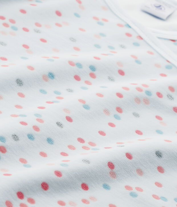 M&auml;dchen-Schlafanzug aus Velours-Frottier blau/vielfarbig