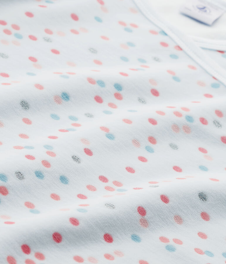 M&auml;dchen-Schlafanzug aus Velours-Frottier blau/vielfarbig