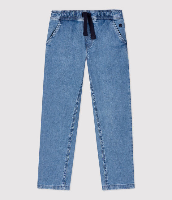 Hose in Regular-Fit-Passform aus hellem Denim für Jungen blau DENIM BLEU