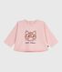 Langärmeliges Baby-T-Shirt aus Baumwolle mit Katzenmotiv