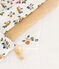 3er-Set Baby-Wickeltücher mit Obstmotiv und Ringelstreifen MARSHMALLOW/ BOUDOR/ MULTICO