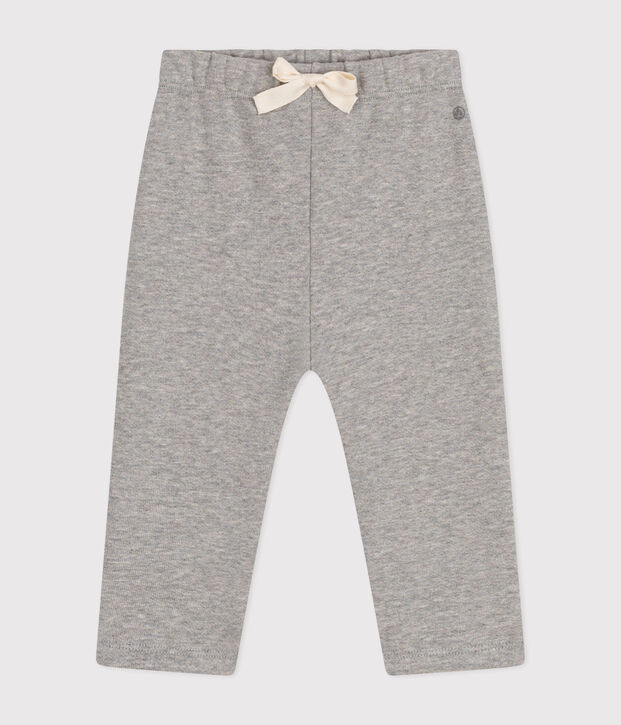 Baby-Hose aus Molton grau