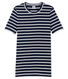 gestreiftes damen-kurzarmshirt