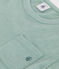 Kurzärmeliges Kinder-T-Shirt aus einfarbiger Baumwolle grün PAUL