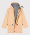 Klassische Regenjacke aus recyceltem Material und BIO-Baumwolle beige TRENCH