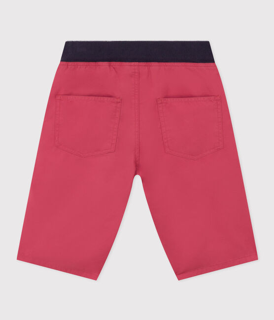 Bermudas aus Baumwoll-Serge für Jungen rosa PAPI