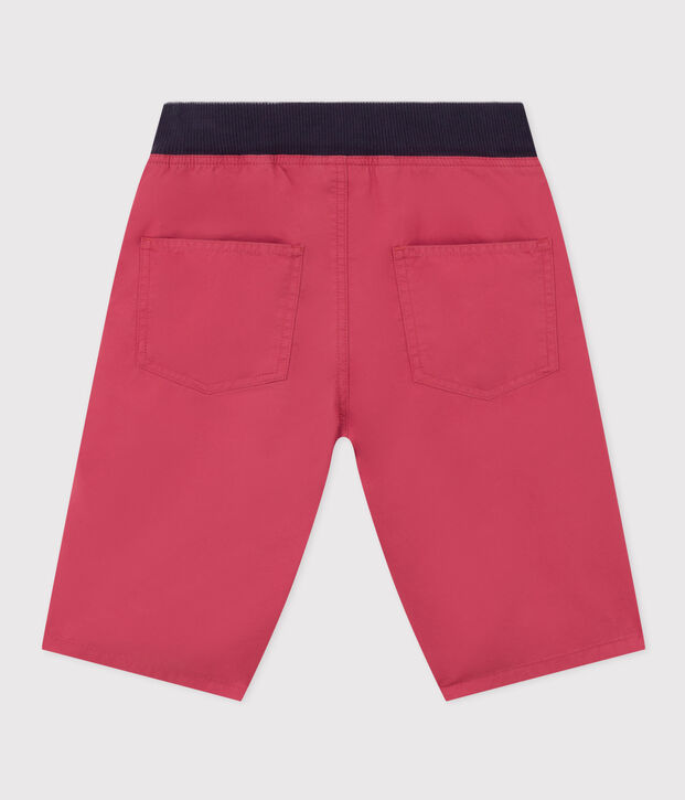 Bermudas aus Baumwoll-Serge f&uuml;r Jungen rosa