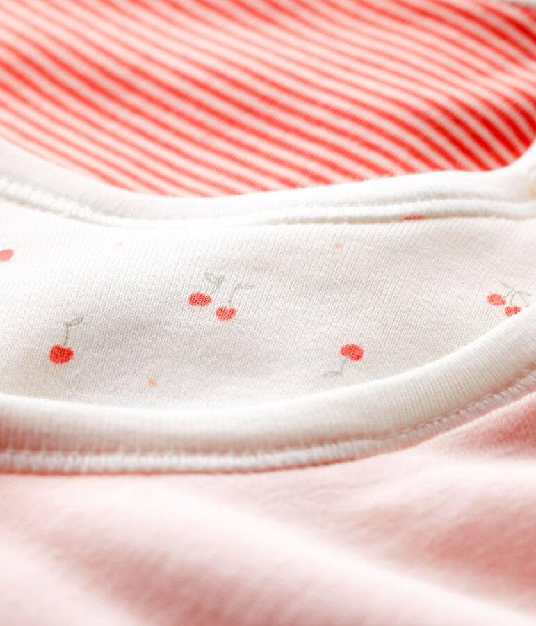 3er-Set Baby-L&auml;tzchen aus Bio-Baumwolle vielfarbig