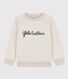 Sweatshirt aus besticktem Molton für Mädchen und Jungen