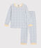 Kinder-Pyjama aus Nicki mit Raketen-Motiv weiss MARSHMALLOW/weiss MULTICO