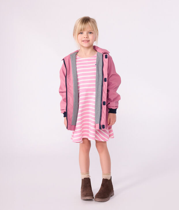 Ikonische  Kinder-Regenjacke unisex rosa