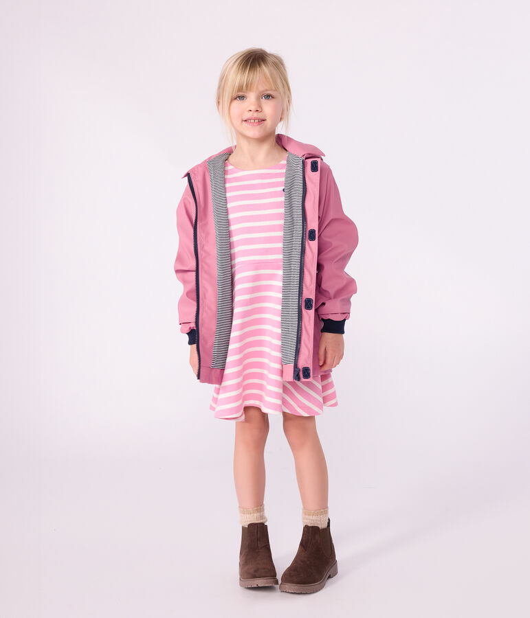 Ikonische  Kinder-Regenjacke unisex rosa