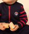 Ärmelloser Baby-Overall aus dickem Jersey blau SMOKING