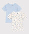 2er-Set kurzärmelige Kinder-T-Shirts aus Baumwolle mit Minibus-Motiv variante 1