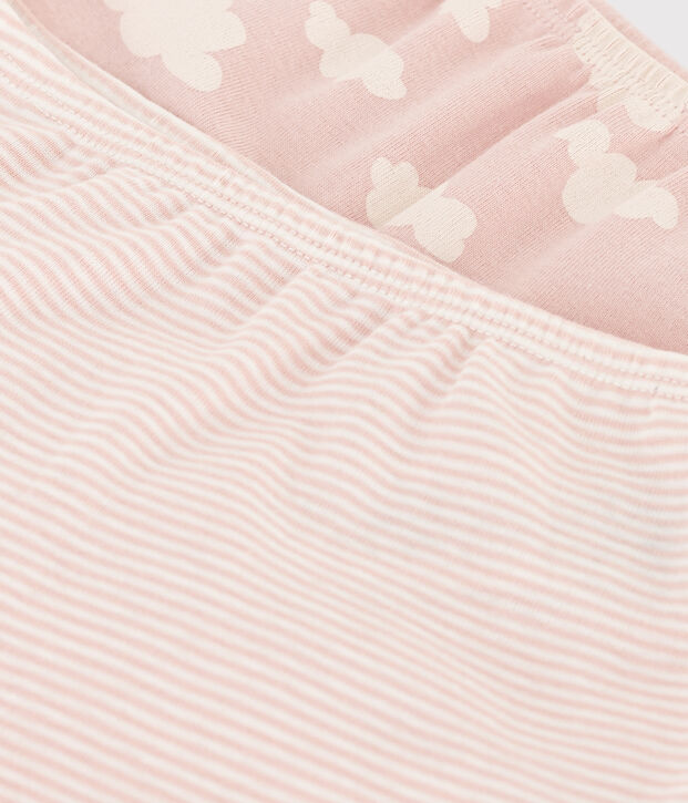 2er-Set Shortys aus Baumwolle mit Wolkenmotiv f&uuml;r M&auml;dchen vielfarbig