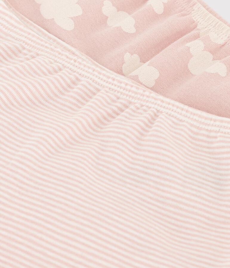 2er-Set Shortys aus Baumwolle mit Wolkenmotiv f&uuml;r M&auml;dchen vielfarbig