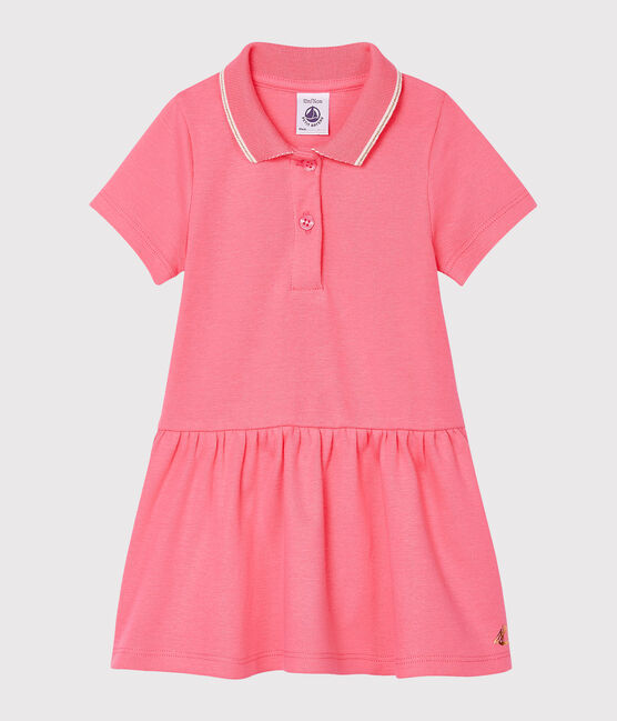 Baby-Polokleid für Mädchen rosa CUPCAKE