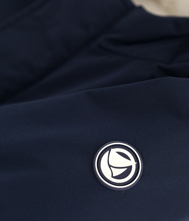 Halblanger Baby-Parka einfarbig SMOKING