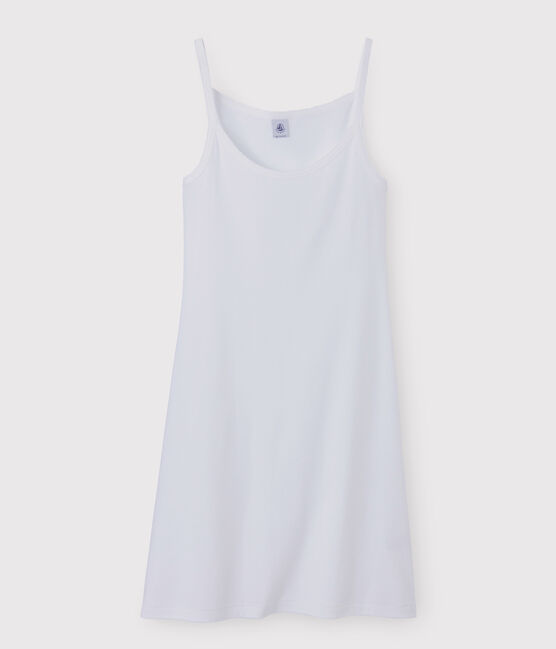Damen-Trägerkleid weiss ECUME