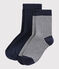 2er-Set Socken aus Baumwolle mit Ringelstreifen variante 1