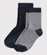 2er-Set Socken aus Baumwolle mit Ringelstreifen