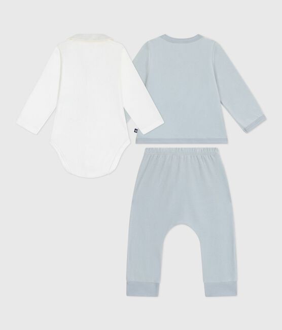 2-teiliges Baby-Geschenkset aus Nicki und bestickter Body mit Bärmotiv CO2