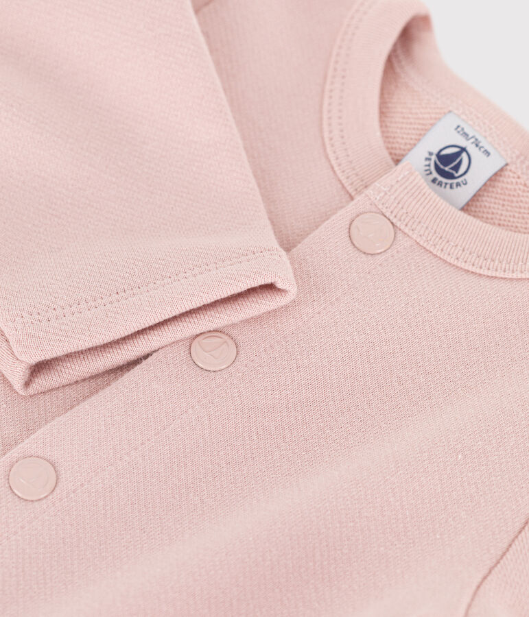 Baby-Cardigan aus Molton rosa