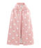 Baby-Badecape aus Frottee rosa CHARME/weiss MARSHMALLOW