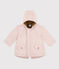 Babyparka mit Sherpafutter. rosa SALINE