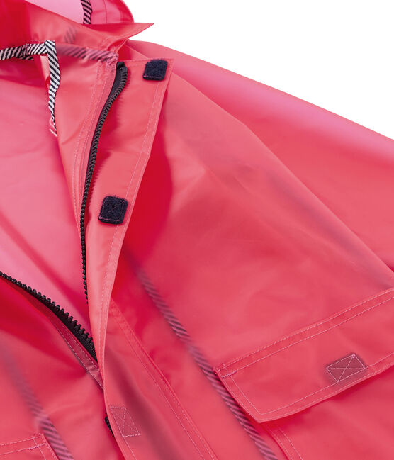 Kinder-Regenjacke für Mädchen und Jungen rosa GEISHA