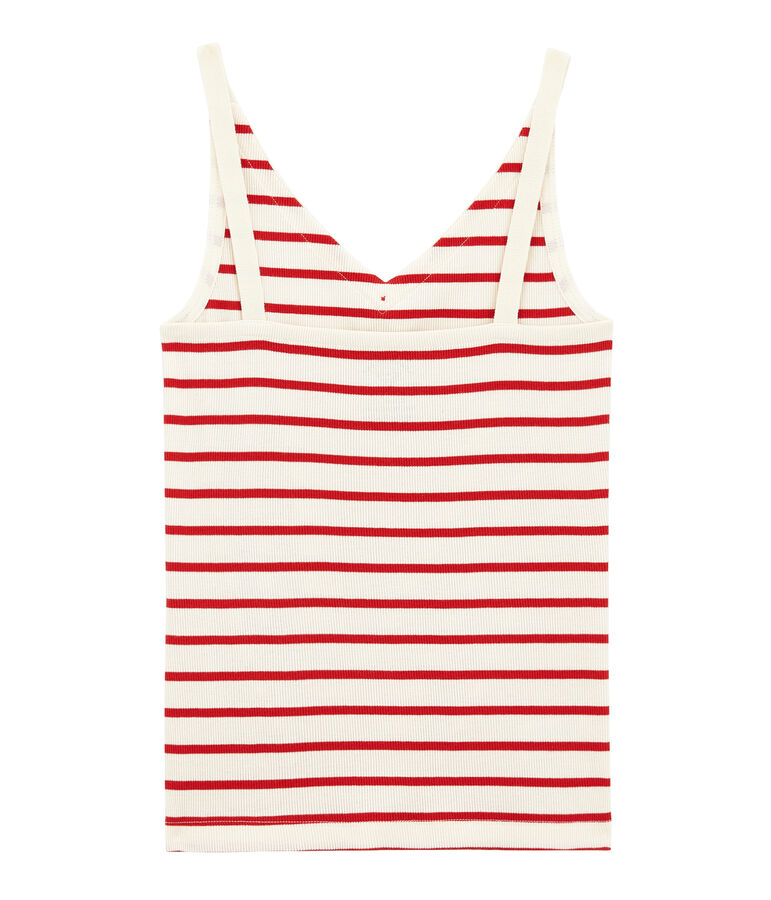 Unterhemden zur feier des 100 geburtstags des slips damen beige COQUILLE/rot TERKUIT