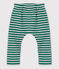 Gestreifte Baby-Hose aus Doppeljersey EVERGREEN/ FUMEE
