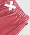 Baby-Hose aus einfarbigem Fein-Cord rosa