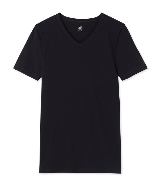 Emblematisches kurzärmliges T-Shirt für Herren schwarz NOIR