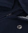 Baby-Sweatshirt aus Polar-Fleece blau SMOKING