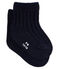 Gerippte baby-strümpfe unisex blau SMOKING