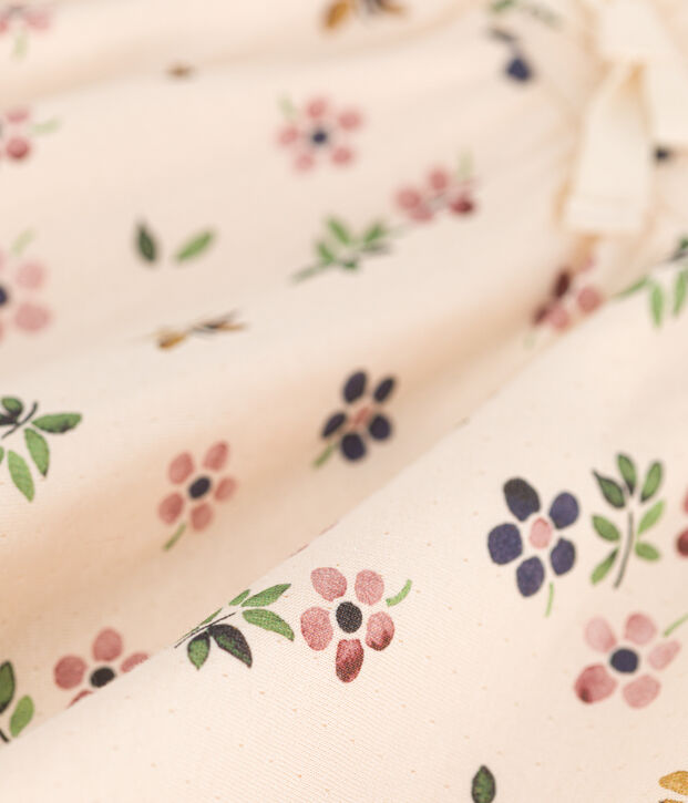 Kinder-Rock aus Doppeljersey f&uuml;r M&auml;dchen naturfarben/vielfarbig