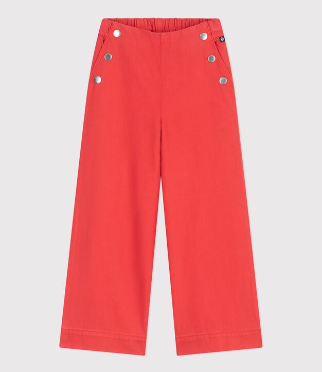 Kinder-Hose aus Denim rot
