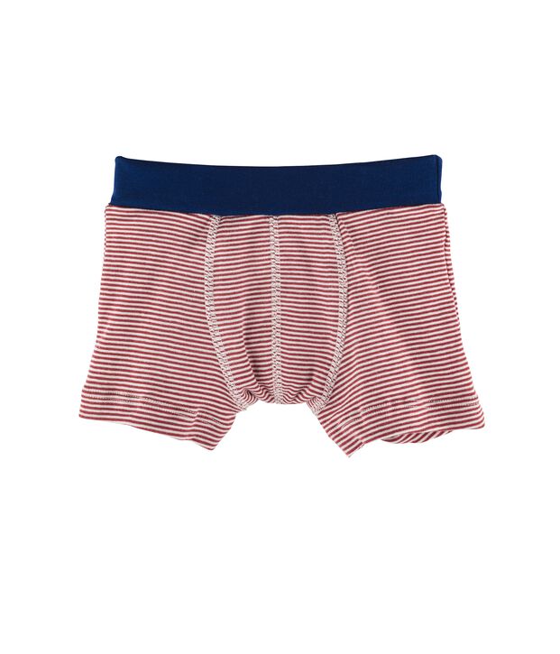Boxershorts f&uuml;r kleine Jungen rot/weiss