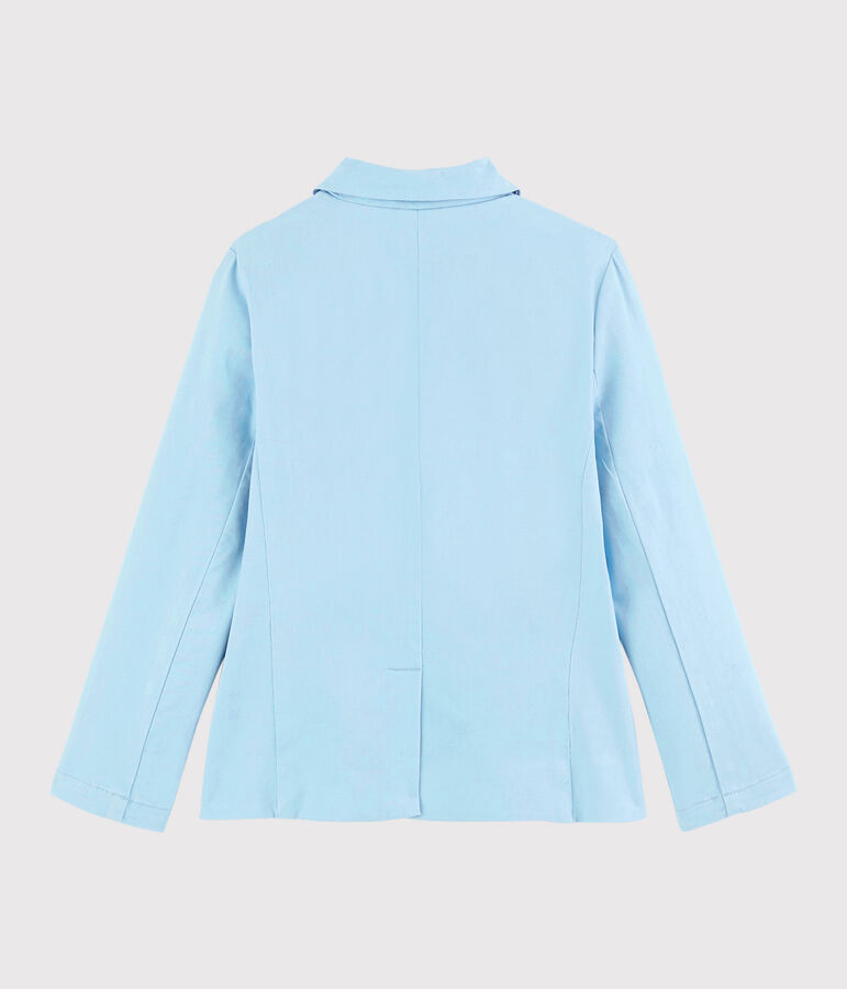 Kinderjacke aus Sergestoff f&uuml;r Jungen blau