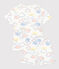 Kurzer Kinderpyjama aus Baumwolle mit Regenbogen-Printmotiv weiss MARSHMALLOW/weiss MULTICO