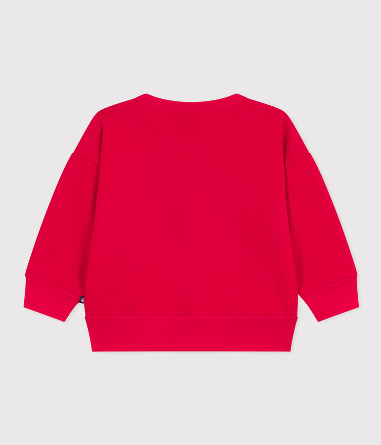 Baby-Sweatshirt aus Molton rot CORRIDA