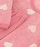 Kinder-Nachthemd aus Nicki mit Herzmotiv rosa ROSEWOOD/ MARSHMALLOW