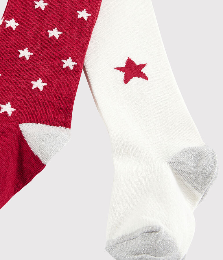 2er-Set Kinderstrumpfhosen f&uuml;r M&auml;dchen variante 1