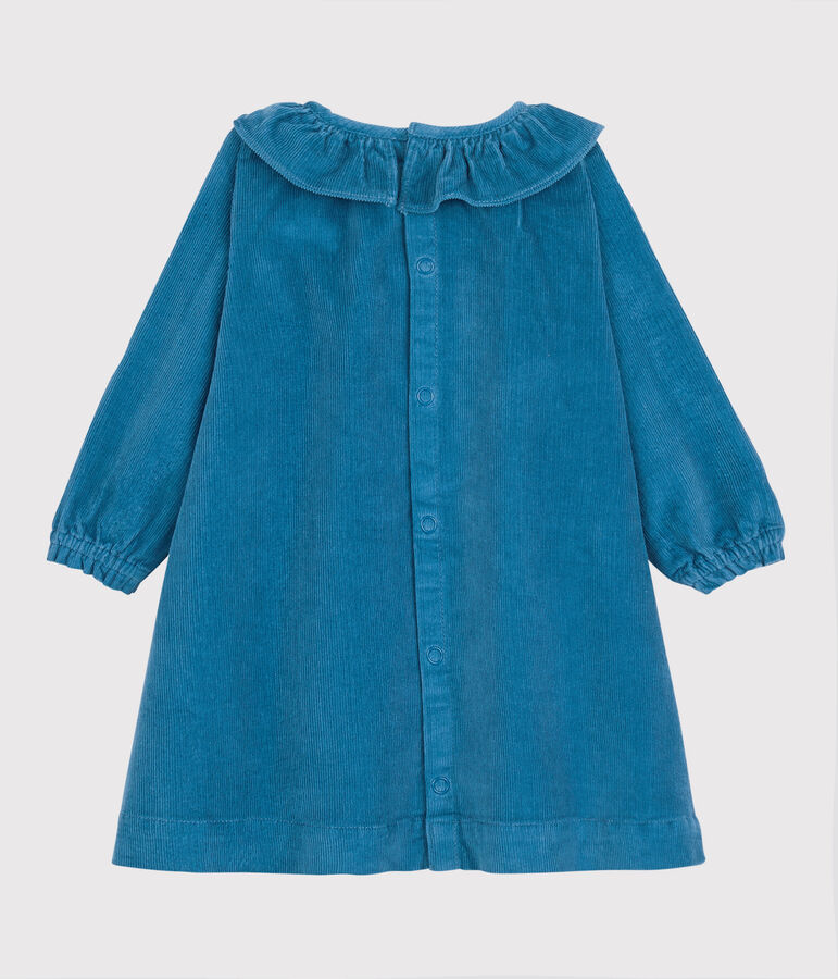 Baby-Kleid aus Cord f&uuml;r M&auml;dchen blau MALLARD