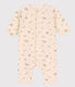 Langer bedruckter Baby-Overall aus Molton