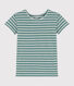 Damen-T-Shirt DAS GERADE BAUMWOLLE UND LEINEN 