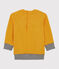 Baby-Sweatshirt aus Molton. gelb BOUDOR