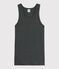Tanktop aus Baumwolle für Damen grau CITY CHINE
