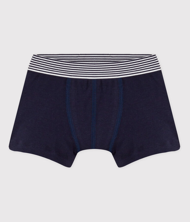 Baumwoll-Boxershorts f&uuml;r Jungen blau SMOKING